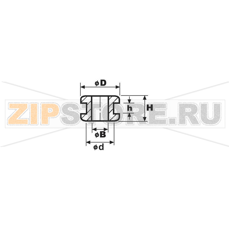 Зажим кабельный 4 мм, черный, 1 шт HellermannTyton HV1201-PVC-BK-N1 