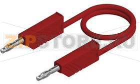 Провод тестовый 1.5 м, красный Hirschmann MLN 150/1 RED 