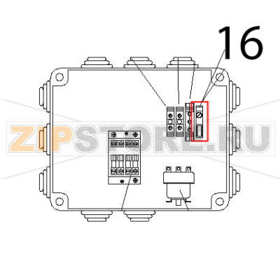 Fusibile Tecnoinox B8MFIE9 Fusibile Tecnoinox B8MFIE9Запчасть на деталировке под номером: 16