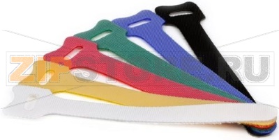 Hyperline WAS-135-YL Хомут-липучка желтый 135мм 