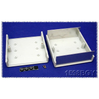 Корпус 134x135x50 мм, материал: пластик, серый, 1 шт Hammond 1598BGY