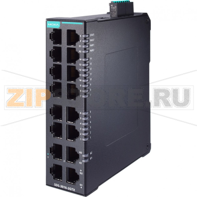 Коммутатор MOXA SDS-3016-2GTX-T 