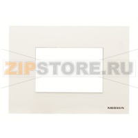 Рамка на 3 модуля, альпийский белый ABB 2CLA247300N1101