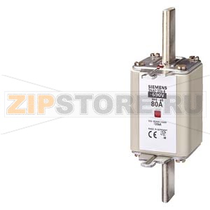 ПЛАВКАЯ ВСТАВКА НИЗКОВОЛЬТНАЯ GL/GG С НЕИЗОЛИРОВАННЫМИ ВЫСТУПАМИ ДЛЯ МОНТ./ДЕМОНТ. С ЦЕНТРАЛЬНЫМ ИНДИКАТОРОМ ТИПОРАЗМЕР 2, Iном.=200A, Uном.=690В Siemens 3NA7240-6 