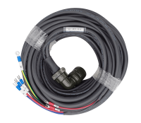 Кабель силовой с тормозом 15 м, 380 В, 4-5 кВт Inovance S6-L-B011-15.0