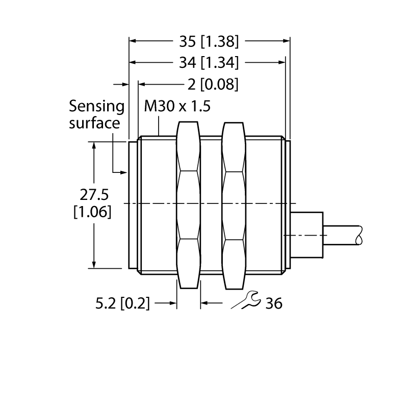 Переключатель защитный Turck SI-MAGB3SMQD 