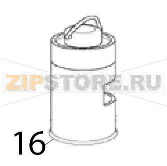 Ass. freezer e bocchetta Scotsman AF 206 Ass. freezer e bocchetta Scotsman AF 206Запчасть на деталировке под номером: 16