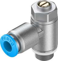 Дроссель с обратным клапаном Festo GRLA-1/8-QS-6-D