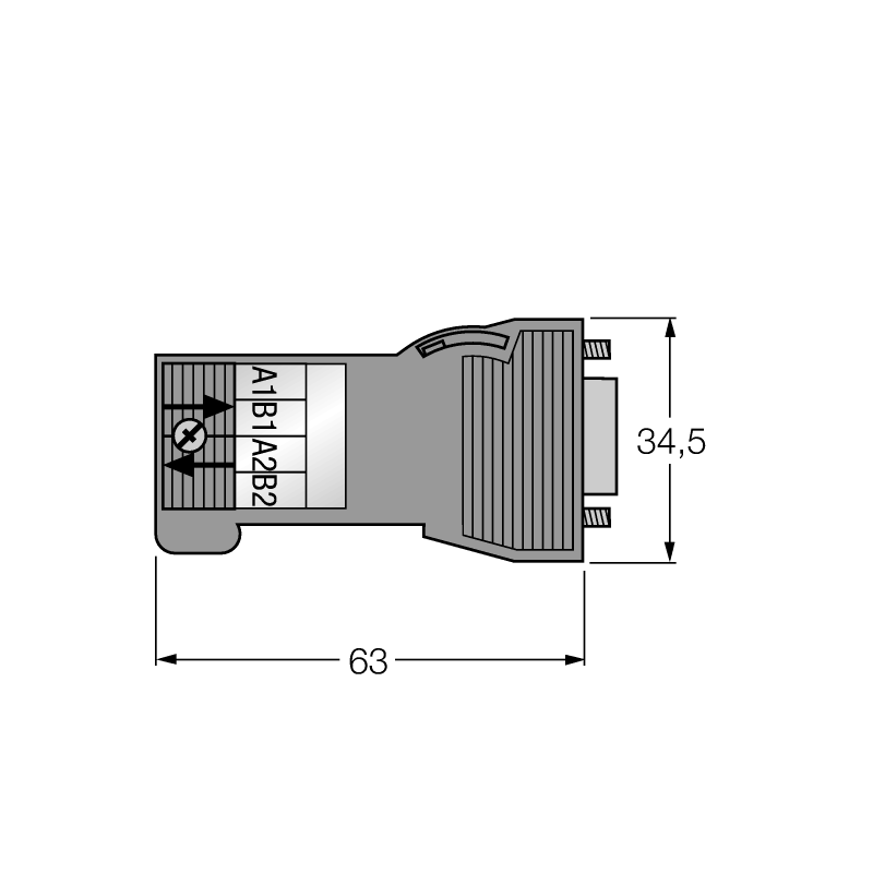 Разъем разборный Turck 6GK1500-0FC10 