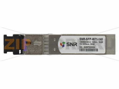 Модуль SFP WDM, дальность до 140км (34dB), 1570/1510нм Модуль SFP WDM, дальность до 140км (34dB), 1570/1510нм