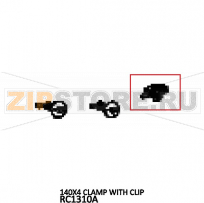 140X4 Clamp with clip Unox XVC 505E 140X4 Clamp with clip Unox XVC 505EЗапчасть на деталировке под номером: 72Название запчасти на английском языке: 140X4 Clamp with clip Unox XVC 505E