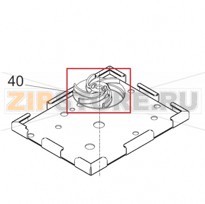 Lower fan, soft cooker Sirman Softcooker Y09 Lower fan, soft cooker Sirman Softcooker Y09Запчасть на деталировке под номером: 40Название запчасти на английском языке: Lower fan, soft cooker Sirman Softcooker Y09