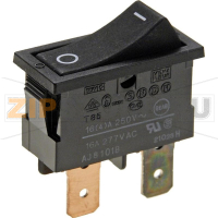 Клавишный переключатель 250 В/AC, 16 А, 2 x выкл/вкл, 1 шт Panasonic AJ8201BF