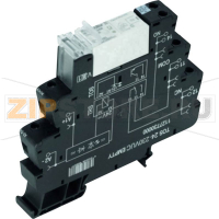 Реле согласующее 24 В UC, 1 перекидной контакт (AgNi) Weidmüller TRS 24