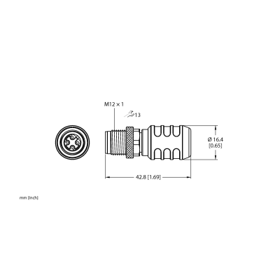 Резистор оконечный Turck RSSW45-PDP-TR 