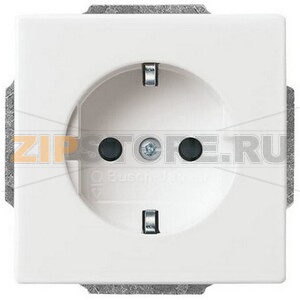 Розетка 16 А, 250 В, альпийский белый ABB 745.96 