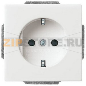 Розетка 16 А, 250 В, альпийский белый ABB 745.96 