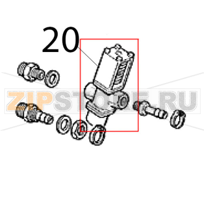 Valvola pressostatica Scotsman BF 80 Valvola pressostatica Scotsman BF 80Запчасть на деталировке под номером: 20