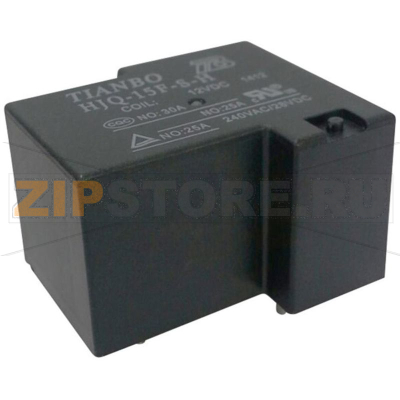 Реле электромагнитное 24 В/DC, 30 А, 1 шт Tianbo HJQ-15F-S-H-24VDC 