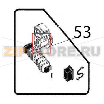 Relay 240 V, 50/60 Hz Angelo Po FC241G Relay 240 V, 50/60 Hz Angelo Po FC241GЗапчасть на деталировке под номером: 53