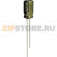 Конденсатор 33 мкФ, 63 В, (Ø) 6.3 мм, 1 шт Panasonic EEU-FC1J330