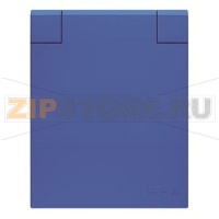 Розетка 10/16 А, 250 В, IP54, синяя ABB 2CLA328800A1701