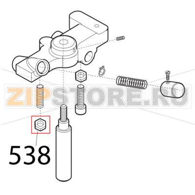 Dado es. DIN934, M6 Sirman Anniversario 300 Dado es. DIN934, M6 Sirman Anniversario 300Запчасть на деталировке под номером: 538