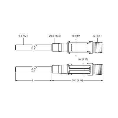 Датчик температуры Turck TTM150C-206A-CF-LI6-H1140-L130-50/150°C 