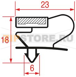 GUARNIZIONE AD INCASTRO 958x668 mm 