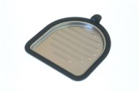 POGGIATAZZE(AISI430)+CORNICE NERO  EC685