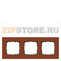 DELTA MIRO КРАСНЫЙ КЛЕН РАМКА 3-МЕСТНАЯ Siemens 5TG1103-2