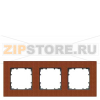 DELTA MIRO КРАСНЫЙ КЛЕН РАМКА 3-МЕСТНАЯ Siemens 5TG1103-2