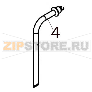 Heating tube Hurakan HKN-FR6L Heating tube Hurakan HKN-FR6LЗапчасть на деталировке под номером: 4