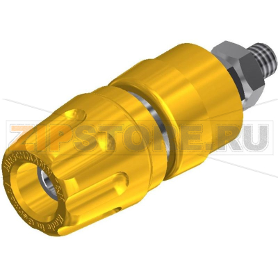 Зажим полюсный 35 А, желтый, 1 шт Hirschmann PKI 10 A 