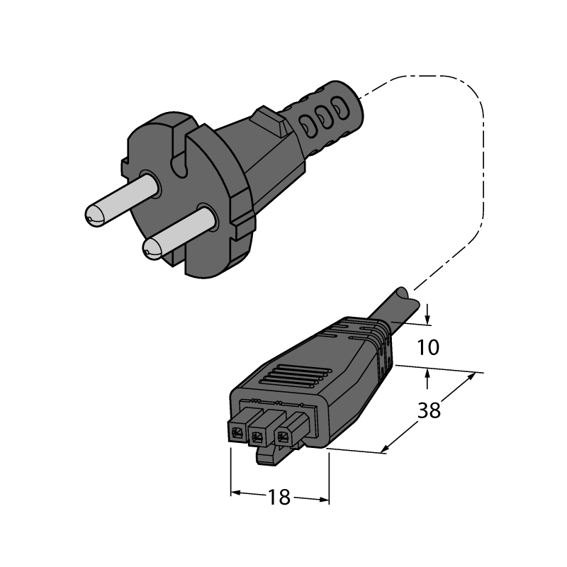 Кабель Turck LQMAC-306EF 