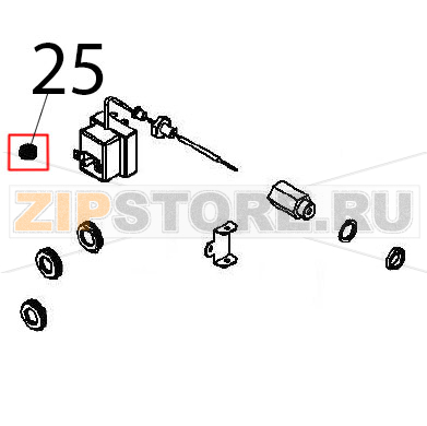Grommet Ø: 7.5-11.5 Angelo Po FX61E1 Grommet Ø: 7.5-11.5 Angelo Po FX61E1Запчасть на деталировке под номером: 25