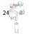 Albero cuscinetti Angelo Po 1G1BR1E