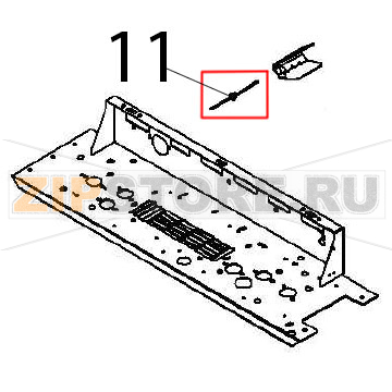 Thermal resistor, PT1000 Angelo Po FX61E1 Thermal resistor, PT1000 Angelo Po FX61E1Запчасть на деталировке под номером: 11