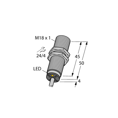 Датчик индуктивный Turck BI10U-M18-VP6X 7M 