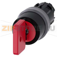 АКТУАТОР ПОВОРОТНОГО ПЕРЕКЛЮЧАТЕЛЯ С КЛЮЧОМ O.M.R., 22MM, КРУГЛ., ПЛАСТИК С МЕТАЛЛИЧЕСКИМ ФРОНТАЛЬНЫМ КОЛЬЦОМ, НОМЕР ЗАМКА 73037, ЧЁРНЫЙ / КРАСНЫЙ, С 2 КЛЮЧАМИ, 3 КОММУТАЦИОННЫХ ПОЛОЖЕНИЯ: I >O<II, БЕЗ ФИКСАЦИИ, УГОЛ ПОВОРОТА РУКОЯТКИ 2X45 ГРАД.: 10:30Ч./