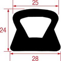 GASKET FOR OVEN DOOR 1080x1995 mm