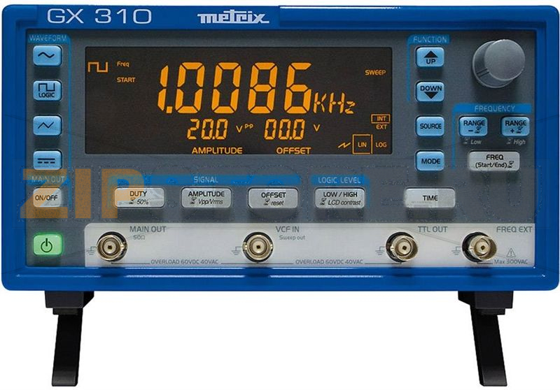 Генератор сигналов, 0.001 Гц-10 МГц Metrix GX 310 