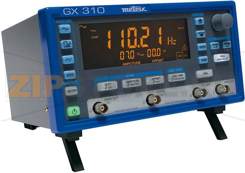Генератор сигналов, 0.001 Гц-10 МГц Metrix GX 310 