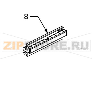 Сенсор снятия этикетки Zebra LP 2844-Z Датчик снятия этикетки для принтера Zebra LP 2844-ZЗапчасть на сборочном чертеже под номером: 8Количество запчастей в комплекте: 3Название запчасти Zebra на английском языке: Label Taken Sensor PCBA