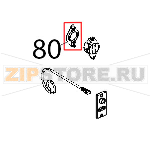 Coperchio scrocco maniglia Unox XVC 204 Coperchio scrocco maniglia Unox XVC 204Запчасть на деталировке под номером: 80