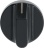 KNOB FRANKE TYPE BLACK ø 42 mm
