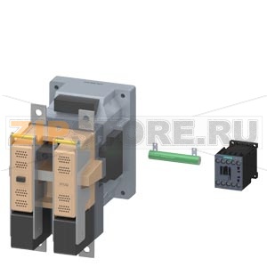 КОНТАКТОР РАЗМЕР 8 2-ПОЛЮС. DC-3 И 5, 170A AT 750V ДОПОЛНИТЕЛЬНЫЕ КОНТАКТЫ 21 (2НО+1НЗ) ДИАПАЗОН УСТАВОК 0.7 ДO 1.25X US ПЕРЕКЛЮЧАЕМЫЙ С ВАРИСТОРОМ. DC РАБОТА КАТУШКА ПОСТ. ТОКА DC 110V Siemens 3TC5217-0LF4 