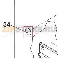 Plug Button ø14.3 Bear Varimixer AR40 VL-1S                                                                                  