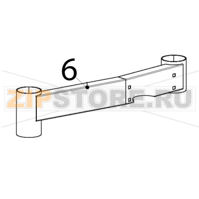 Left leg Escher PM 60-V Left leg Escher PM 60-VЗапчасть на деталировке под номером: 6