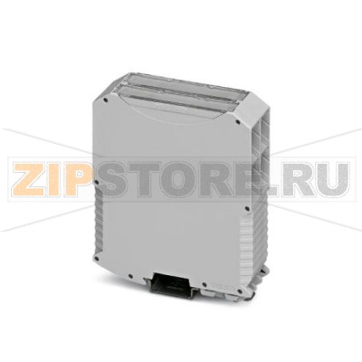 Корпус для электронных устройств Phoenix Contact ME MAX 35 G 2-2 KMGY состоящий из: разборного корпуса (правая и левая части), 2 маркировочных вкладышей, 2 прозрачных крышек, промежуточного элемента, металлической защелки и пружины, корпус закрытый, 24 контакта (8 х 3), ширина: 35 мм, цвет: светло-серый.Минимальный заказ: 10 шт.Упаковка: 10 шт.
